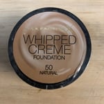 Max Factor Whipped Creme Foundation 50 Natural Sealed Rare