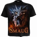 Spiral Direct Womens/Ladies Smaug The Hobbit Turn Up T-Shirt - 3XL