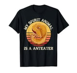 Vintage My Spirit Animal Is a Anteater Lover Retro Anteater T-Shirt