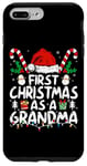 iPhone 7 Plus/8 Plus First Christmas As A Grandma Family Matching New Grandmother Case