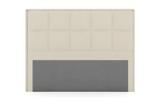 Select Rutet Sengegavl 210 cm - Beige & hodegavl