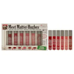 Meet Matte Hughes Mini Long-Lasting Liquid Lipsticks Set by the Balm for Women - 6 Pc 0.04oz Lipstick - Adoring,- Calm, Charming, Ambitious,- Patient, Brave