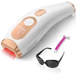 Épilateur Lumière Pulsée 9 Niveaux d'énergie 600NM 3-en-1, Épilation laser pour Femme et Homme, Visage, Corps, Bikini et 999 900