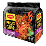 MAGGI Mi Goreng Crazy Spicy Tom Yum Noodles Pedas Giler Tom Yummz 76g (5 Packs)