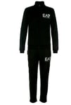 New Mens EA7 Emporio Armani 6ZPV55 PJ07Z Cotton Full Tracksuit Black Size S