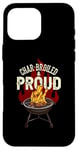 Coque pour iPhone 16 Pro Max Char-Broiled & Proud Grill Grill Pit Master BBQ Fire