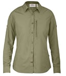 Fjallraven Abisko Hike Shirt Ls W Chemise à Manches Longues Femme, Savanna, XXS