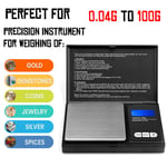 Digital Electronic Weight Scale For jewelry and food Glass LCD 0.04g-100g