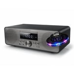 Système Chaîne hifi - Muse M-880BTC - Bluetooth avec radio FM, CD et port USB - 80W + Télécommande - Lumière OVNI