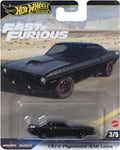 HOT WHEELS FAST &amp; FURIOUS 1970 PLYMOUTH AAR CUDA 3/5 - HYP68