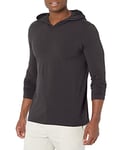 Hugo Boss Men's Identity Long Sleeve Lounge T-Shirt Undershirt, Dark Grey, S