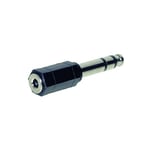 Adaptateur jack Jack mâle 6.35 mm - Jack femelle 3.5 mm stéréo, mono Nombre de pôles (num):3, 2 1 pc(s) S306921 - Tru Components