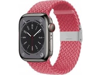 Crong Crong Wave Band - Flätat Armband För Apple Watch 38/40/41 Mm (Rosa)