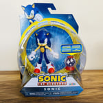 Sonic The Hedgehog: Sonic & Invincible Item Box, 4" Figure Jakks Pacific, New