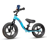 KRIDDO Toddler Balance Bike 2 Year Old, Age 18 Months to 4 Years Old, Early Learning Interactive Push Bicycle with Steady Balancing and Footrest, Gift Bike for 2-5 Boys Girls, Blue