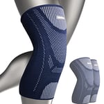 PROIRON Knee Support for Men/Women 2 pack, Compression Knee Sleeve, Non-Slip Knee Brace for Meniscus Tear, Arthritis, Ligament Injury, ACL, MCL, Tendonitis, Joint Pain, Running, Walking, Sports