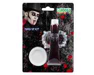 ATOSA kit maquillage halloween faux sang et crocs