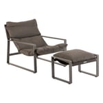 Fauteuil de jardin relax Lambinio graphite Hesperide