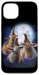 Coque pour iPhone 13 3 Aardvark Hurlant à la lune, fourmilier drôle, amateur d'Aardvark