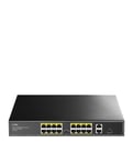 Cudy FS1018PS1 commutateur réseau Fast Ethernet (10/100) Connexion Ethernet, supportant l'alimentation via ce port (PoE) Gris