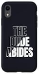 iPhone XR The Dude Abides Vintage Design For Film Loving Bowler Case