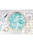 Oh Sew Bootiful Stormy Seas Embroidery Hoop Kit