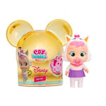 CRY BABIES MAGIC TEARS DISNEY Marie - Collectible Mini Poupée inspirée du personnage Marie de Disney, avec des détails dorés et qui pleure de vraies larmes- Jouet Cadeau pour Garçons et Filles +3 ans