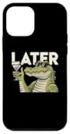 Coque pour iPhone 12 mini Plus tard : Alligator Funny Reptile Style 02