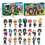 Gos- Blind box julklappar för barn 24 docka adventskalender Naruto naruto