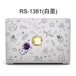 Convient pour Apple Laptop Case M2air Computer Case Macbook Air13 Case-RS-1381(White Ink)-Pro13(A1278)