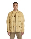 G-STAR RAW Men's Washed Cargo Field Jacke, Beige (hemp vintage gd D21440-9740-D297), XL