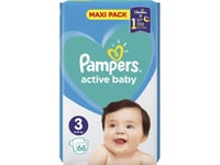 Bleier Pampers Active Baby-Dry, Maxi Pack, Str 3, 6-10Kg, 66 Stk.