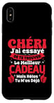 Coque pour iPhone XS Max Chéri J'ai Essayé De Te Trouver Cadeau Saint Valentin Amour