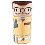 NUMSKULL CosCups Ghostbusters Egon Spengler Mug en Céramique avec Manchon en Caoutchouc 400 ml – Produit officiel Ghostbusters