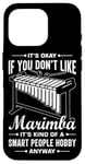 iPhone 16 Pro Funny Marimba Instrument Pun for a Marimba Player Case