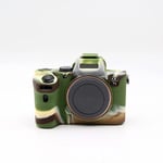 Étui en silicone en caoutchouc portable sac photo pour Sony ILCE-7RII A7II A7R mark2 A7SII housse de protection - Type Camouflage