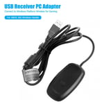 Manette De Jeu Sans Fil Pour Xbox 360, Adaptateur Usb Récepteur, Prend En Charge Le Système Win7/8/10 Pour Console Microsoft Xbox360