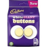 Cadbury White Giant Buttons Chocolate Bag, 110g