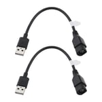 2Pcs Câble De Rétention Usb Pour Autoradio Audio 4 Broches Câble Adaptateur Usb Compatible Avec Golf 5/6/7 Compatible Avec Jetta 5/6/B6/B7/B8 Compatible Avec Vw Rcd 510/Rns Rcd 300