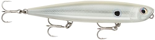 Rapala - Leurre de Pêche Precision Xtreme Pencil Saltwater Construction Plastique - Leurre Mer Flottant - Profondeur de Nage Surface - Taille 12,7cm / 26g - Fabriqué en Estonie - Pearl White