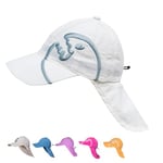 iQ-UV - 328401 - Casquette - Mixte Enfant - Blanc - 50-55 cm