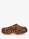 Melissa Free Clog Leopard Print Platform Clogs, Beige/Black