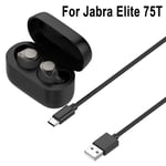 Earphone Wireless Earphones Charging Box for Jabra Elite 75T Elite Active 75T