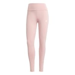 adidas Femme Essentials High-Waisted Logo Leggings, Semi Pink Spark, XL