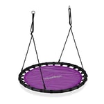 Relaxdays Balançoire Ronde Suspendue, Lilas