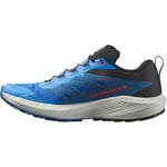 Salomon Hommes Sense Ride 5 Bleu Français, Chaussures de randonnée polyvalentes pour Le Confort, Idéales pour la randonnée et Le Trail Running Lors d'aventures en Plein air. 42