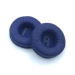 Earpads Coussinets de Rechange Coussinets d'oreille Oreillette de Remplacement Coussins en Mousse pour Casque Jabra Jabra MOVE Wireless Evolve 20se 30II cuir froissé + éponge ordinaire, bleu