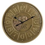 BigBuy Home Wall Clock Gold Iron 60 x 8 x 60 cm