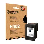 Cartouche D'encre Electro Depot Compatible Hp H302 Noir