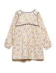 Mini A Ture Atalie Dress, B Klänning Beige [Color: SILVER PEONY ][Sex: Kids ][Sizes: 68,74,86 ]